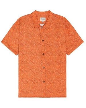 Rhythm Adia Paisley Shirt - Orange