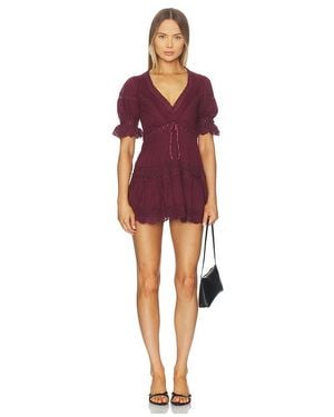LoveShackFancy Lilias Dress - Red