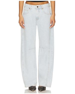 Lioness Renacida Jeans En Color Azul Talla En - Blanco