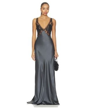 The Sei Lace Bodice Gown - Blue