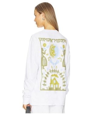 Damson Madder Juice Graphic Tee - White