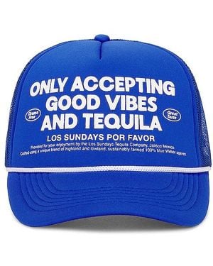 Los Sundays The Drama Free Trucker Hat - Blue