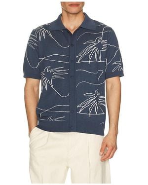 Far Afield Hemd - Blau