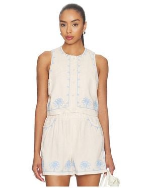 Blank NYC Sleeveless Top - White