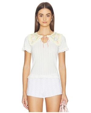 Free People Sol Knit Tee - White