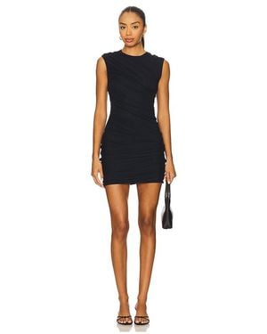 Agolde Ester Twist Dress - Black