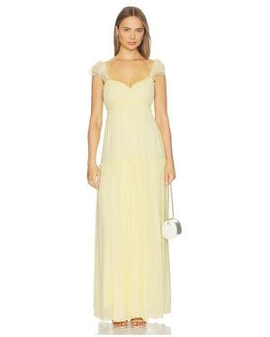 LoveShackFancy Bourge Dress - Metallic