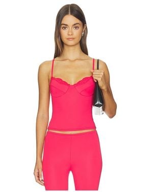 Only Hearts Rose Underwire Cami Top - Pink