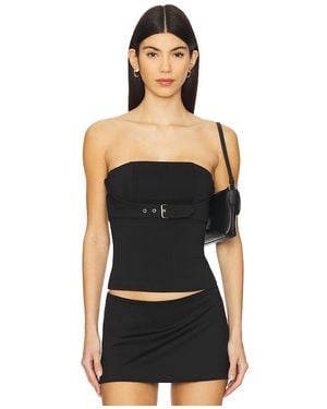 superdown Capri Strapless Top - Black