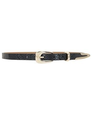 Ettika Modern Saddle Belt - Black