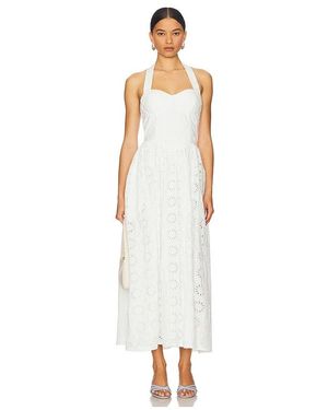 Line & Dot Anka Dress - White