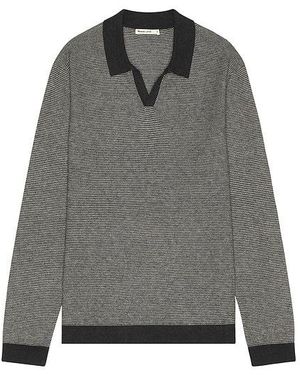 Marine Layer Polo-Sweater Noah - Grau
