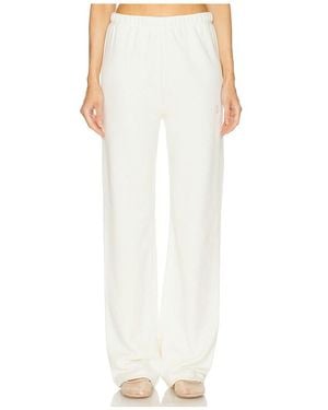 ÉTERNE ストレートレッグスウェットパンツ - ホワイト