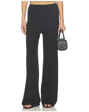Enza Costa Cashmere Jersey Easy Drawcord Pant - Black