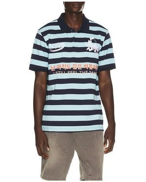 ANTI SOCIAL SOCIAL CLUB Devilish Polo - Blue