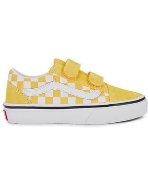 Vans Niño Pequeño Old Skool V En Color Amarillo Talla (También En 8)