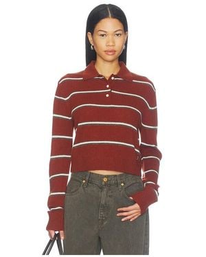 ÉTERNE PULL BARRETT en Burgundy - Rouge