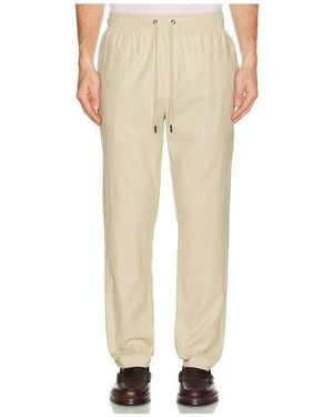 Onia Stretch Linen Pull-On Pant - Natural