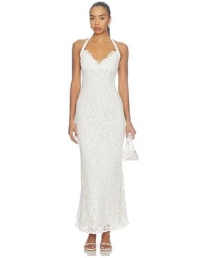 MAJORELLE Colette Maxi Dress - White