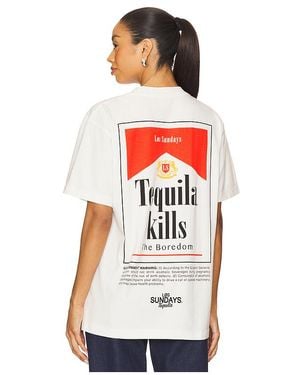 Los Sundays Kills Two Tシャツ - ホワイト