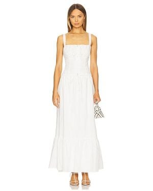 MORE TO COME Lyanna Maxi Skirt Set - White