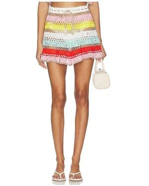 MY BEACHY SIDE Cleo Hand-Crocheted Skirt - Multicolor
