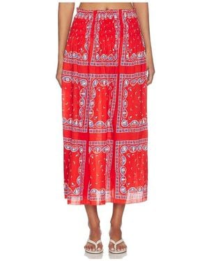 The Great The Canary Skirt - Red