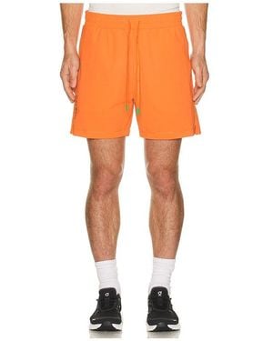 Malbon Performance Poly Tech Short - Orange