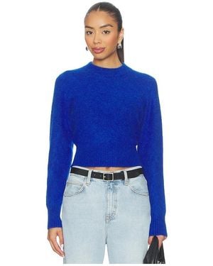 Pistola Sara Shrunken Crewneck Jumper - Blue