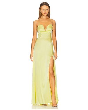 Azeeza Delara Gown - Yellow