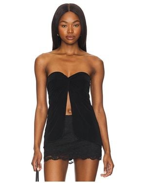Free People Call Me Later Tunic - Black