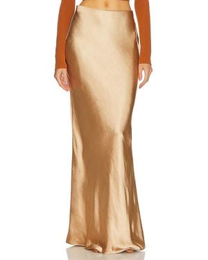 L'academie Emmeline Maxi Skirt - Gray
