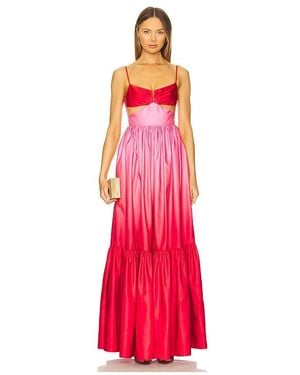 SAU LEE Nova Gown - Red