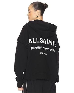 AllSaints Omnium Amphia Hoodie - Black
