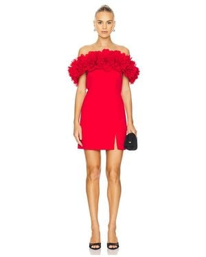 Nadine Merabi Minivestido Flower En Color Rojo Talla (También En 2/Xs)