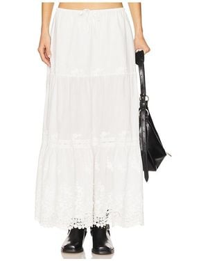 WeWoreWhat Midi Pull On Skirt - Weiß
