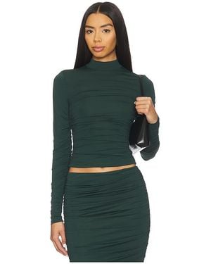 SER.O.YA Dulcie Ruched Top - Green