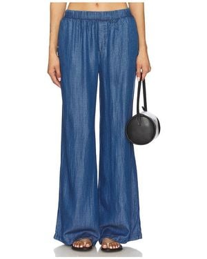 Bobi Wide Leg Pant - Blue
