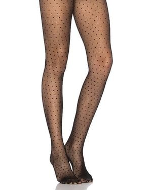 Commando Chic Dot Sheer Tight - Black