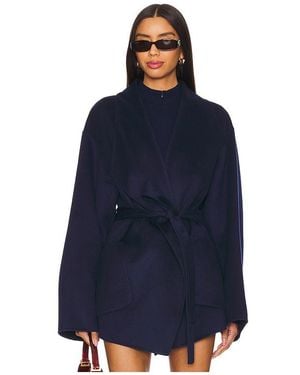 Lamarque Mekia Double Face Coat - Blue