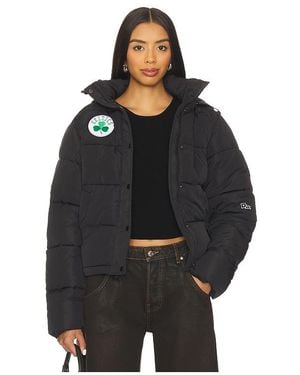 Hype and Vice Boston Celtics Puffer Jacket - Black