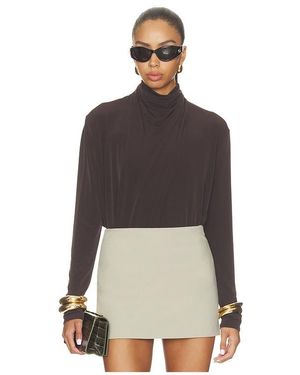 Vince Longsleeve Draped Cowl Blouse - Multicolor