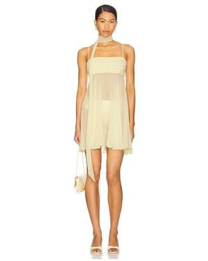 SER.O.YA Sahar Mini Dress - Natural