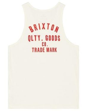 Brixton Woodburn Tank Top - White