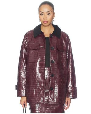Maude Club Millie Coat - Purple