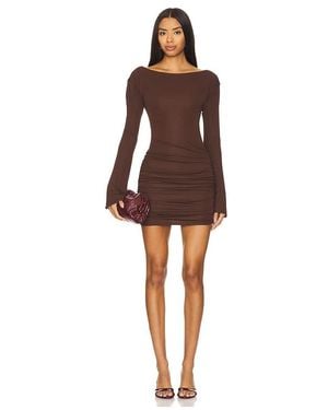 Lovers + Friends X Emily Gemma Quinn Mini Dress - Brown