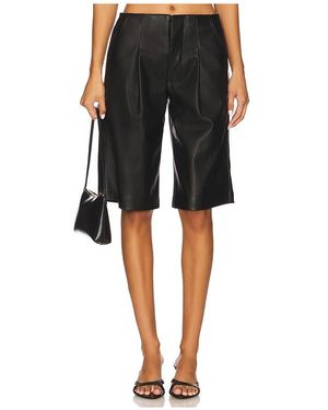 Hudson Jeans Pleated Trouser Short - Black