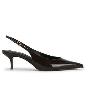 SCHUTZ SHOES Paola Mid Slingback Pump - Black