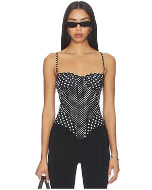 Miaou Corsé Deville En & Talla (También En S, M) - Negro