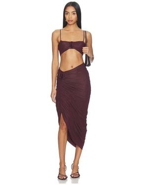 Maygel Coronel Kleid Medusa - Rot
